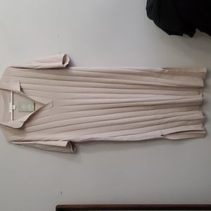 H&M cream colored midi dress
